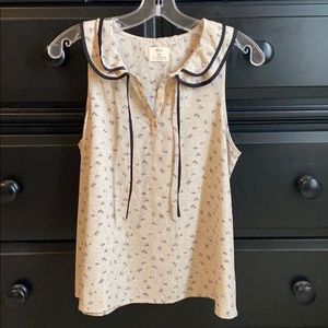 ANTHROPOLOGIE Tank blouse